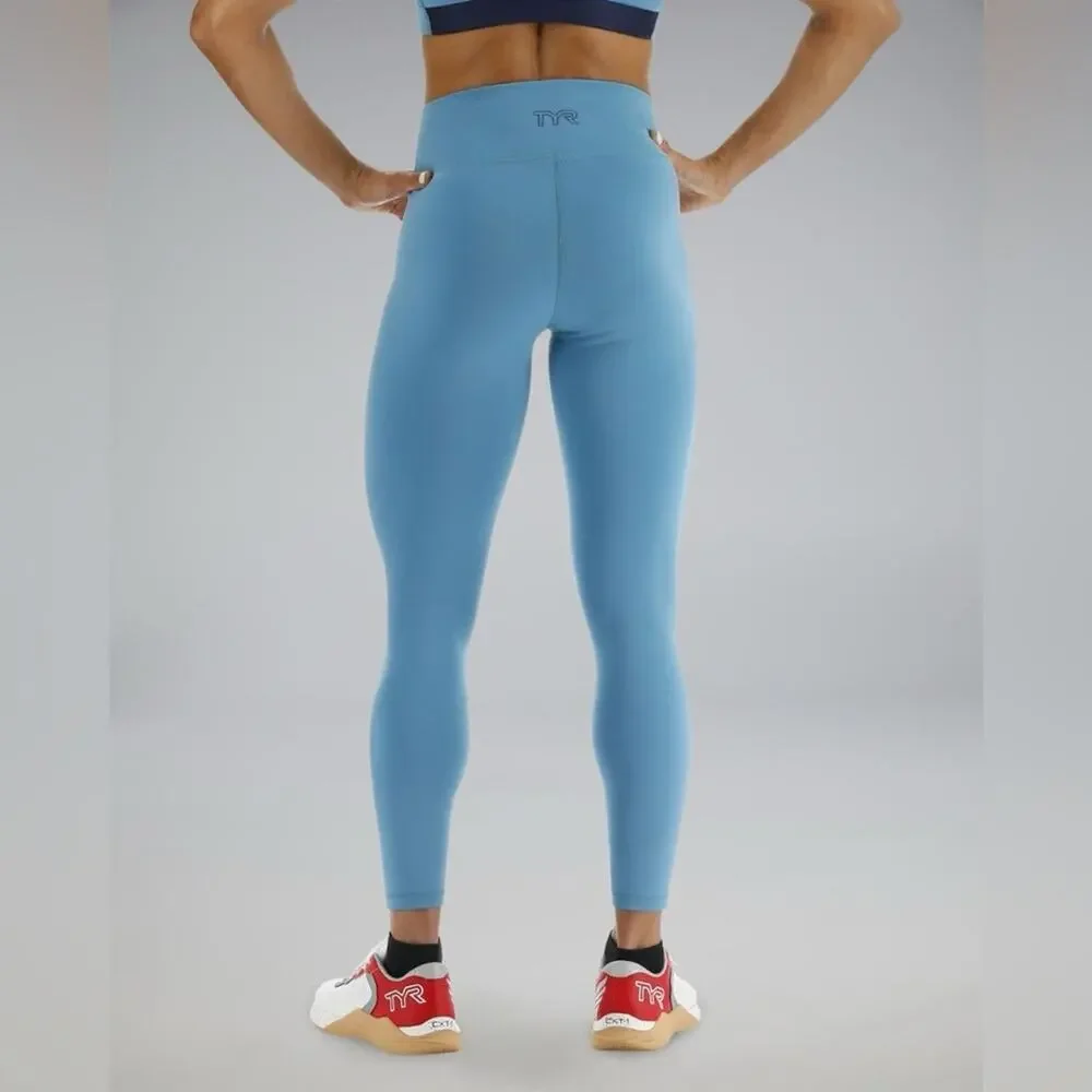 TYR Joule Elite™ Women's High-Rise 25" Leggings - Solid SZ L - Picture 2 of 7